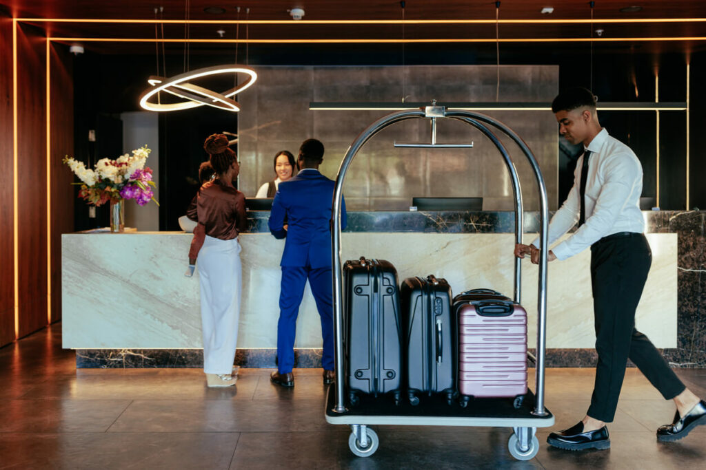 hotel bellboy
